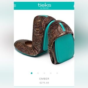 Tieks size 9 Ember flats
